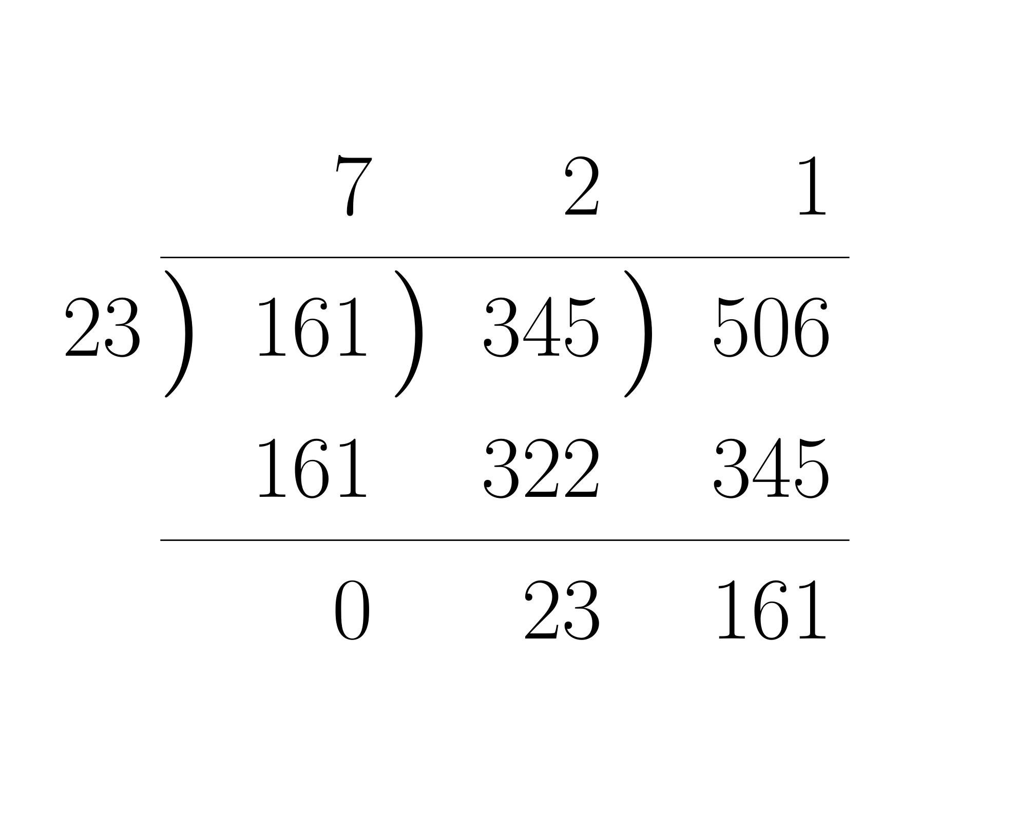 ユークリッドの互除法の計算法3