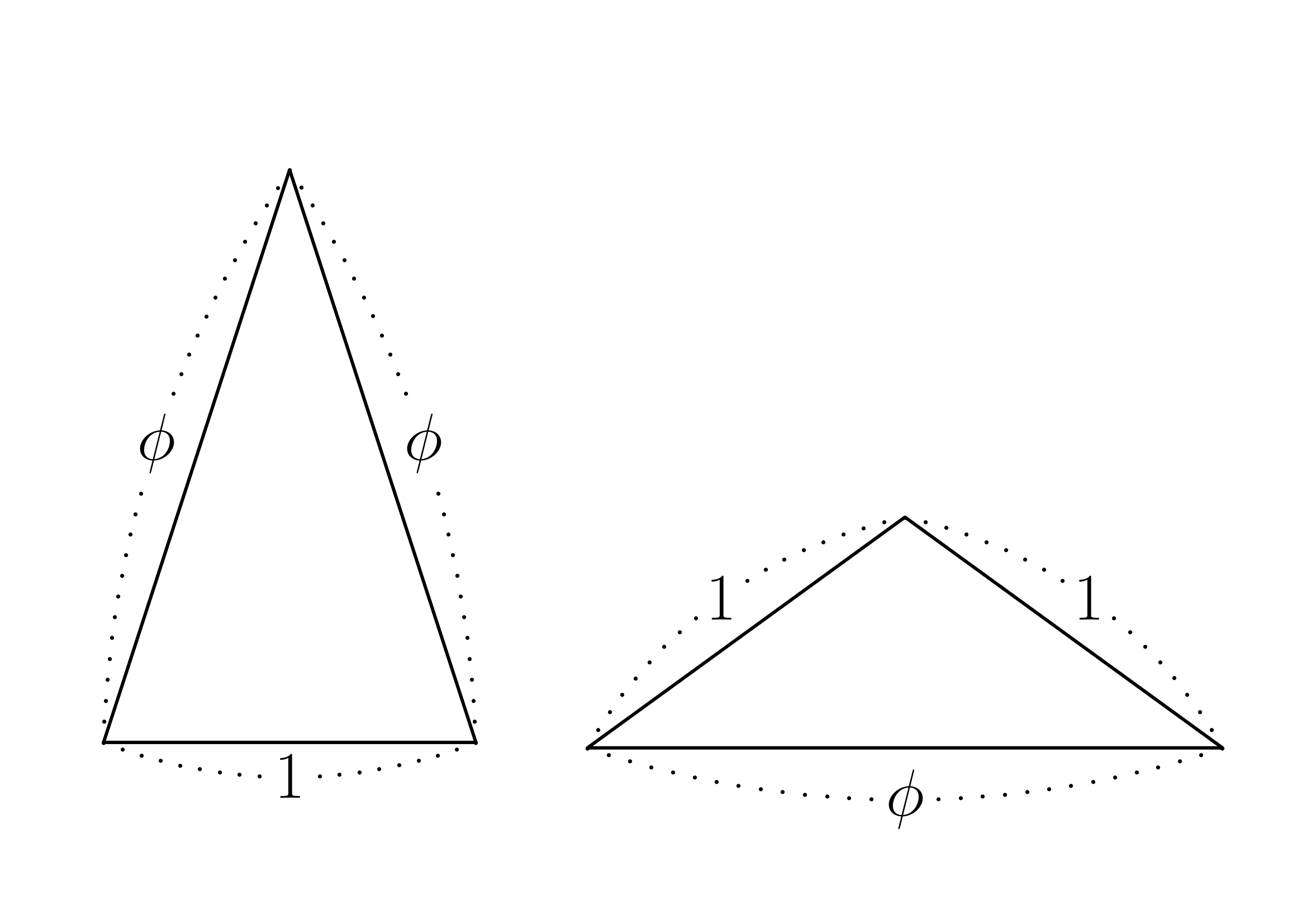 2つの黄金三角形