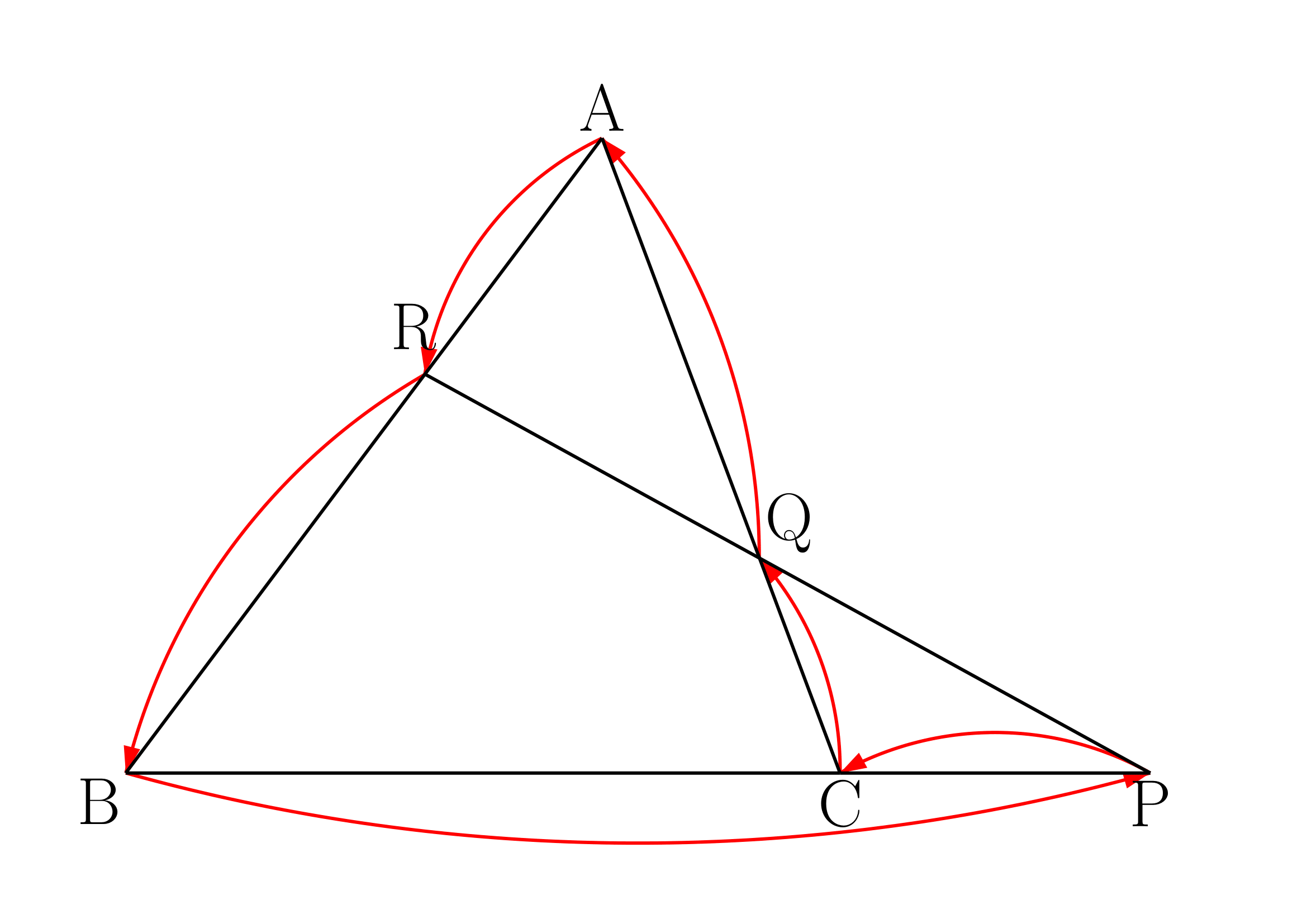 メネラウスの定理覚え方