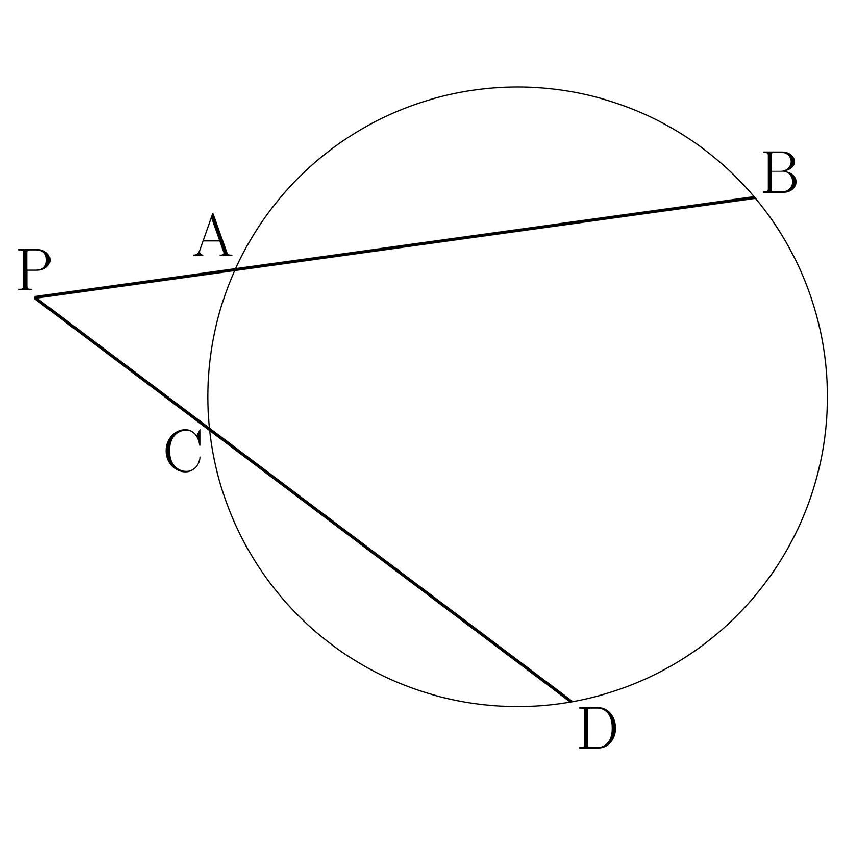 方べきの定理の逆2