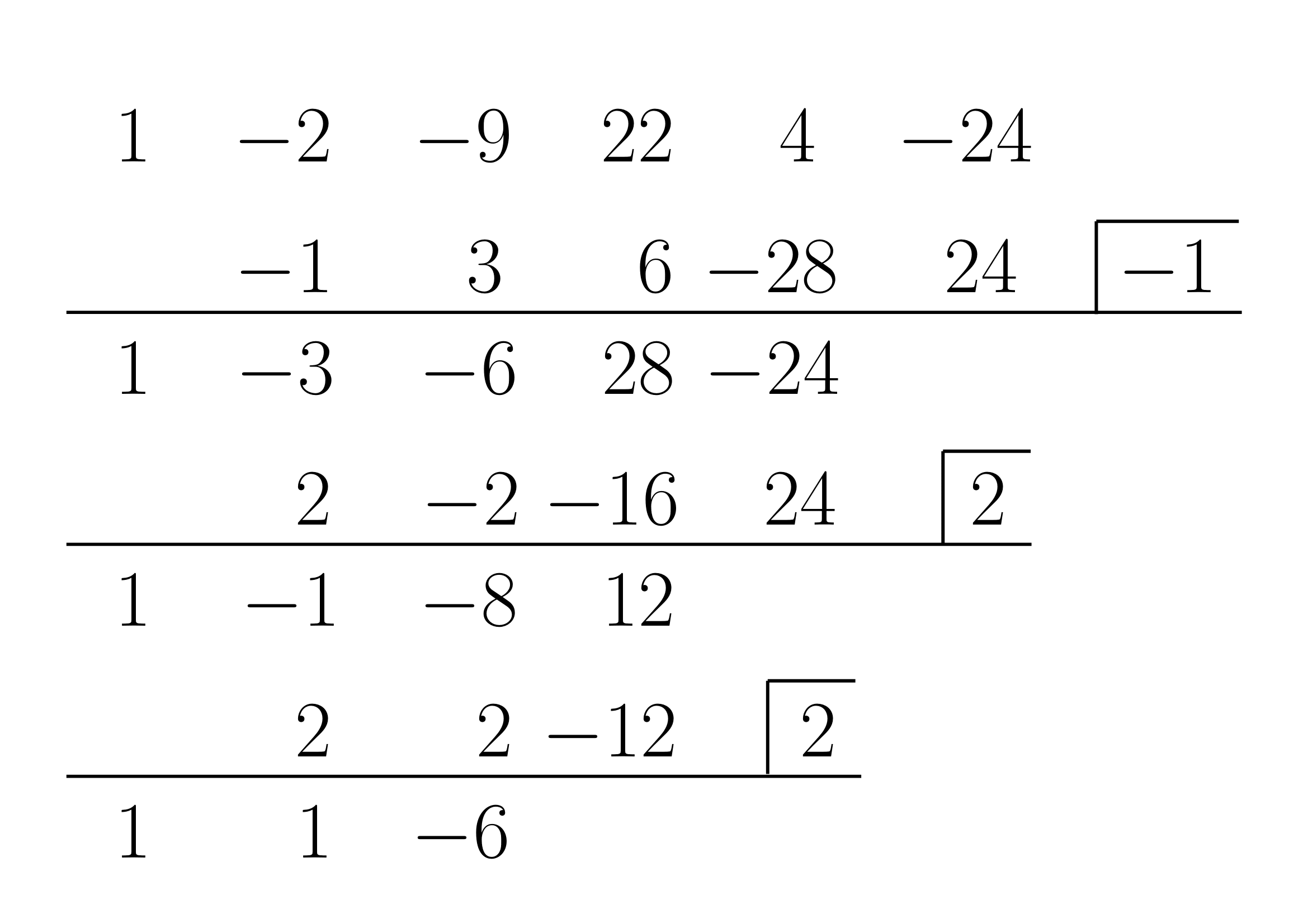 組立除法練習(2)