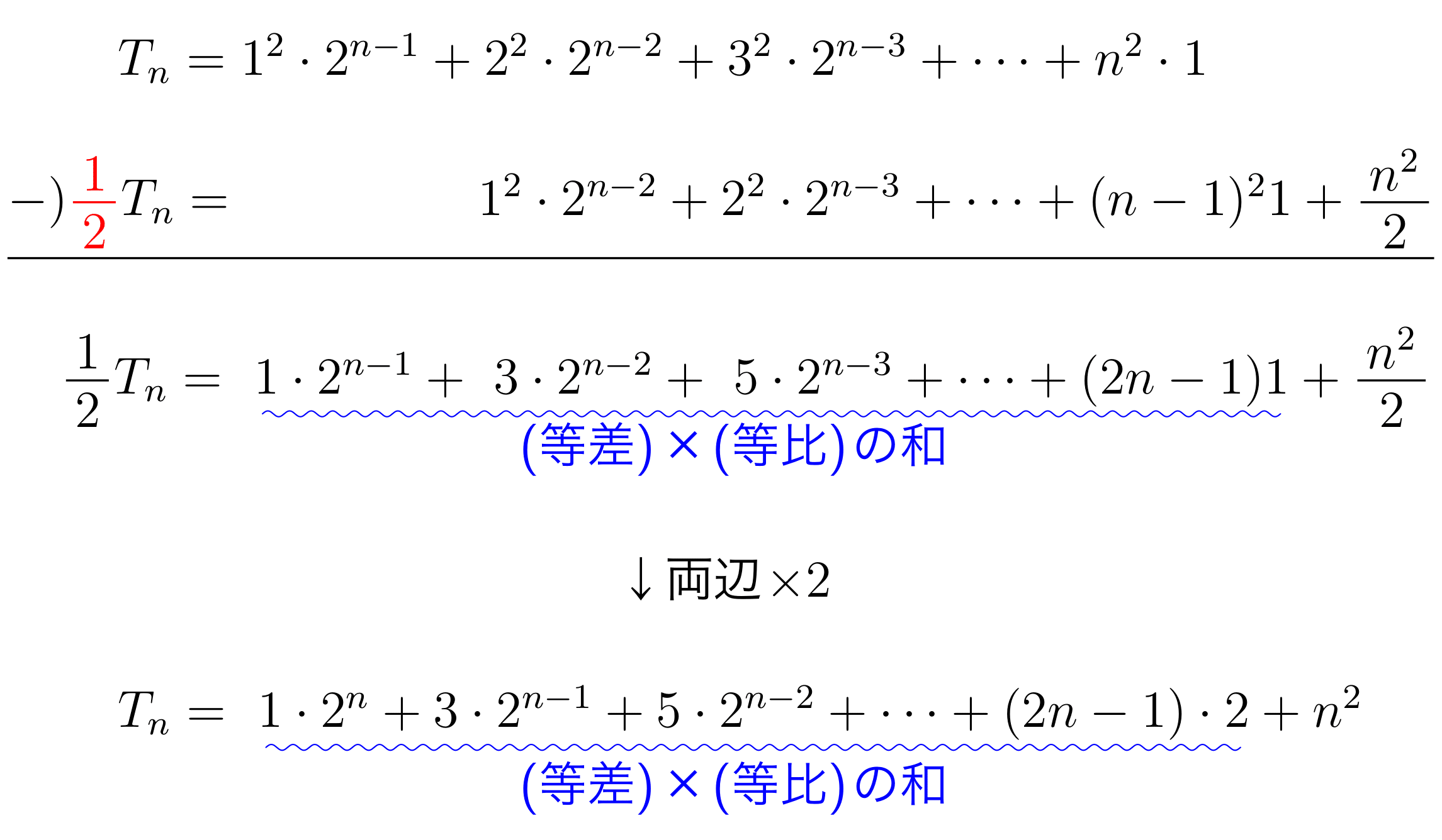 等差×等比練習(2)
